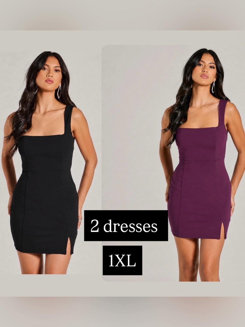 Shein mini dresses 2 pack